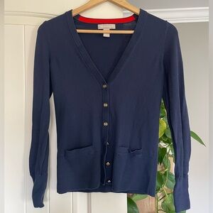 Banana Republic Navy Cardigan- Women’s size XS
